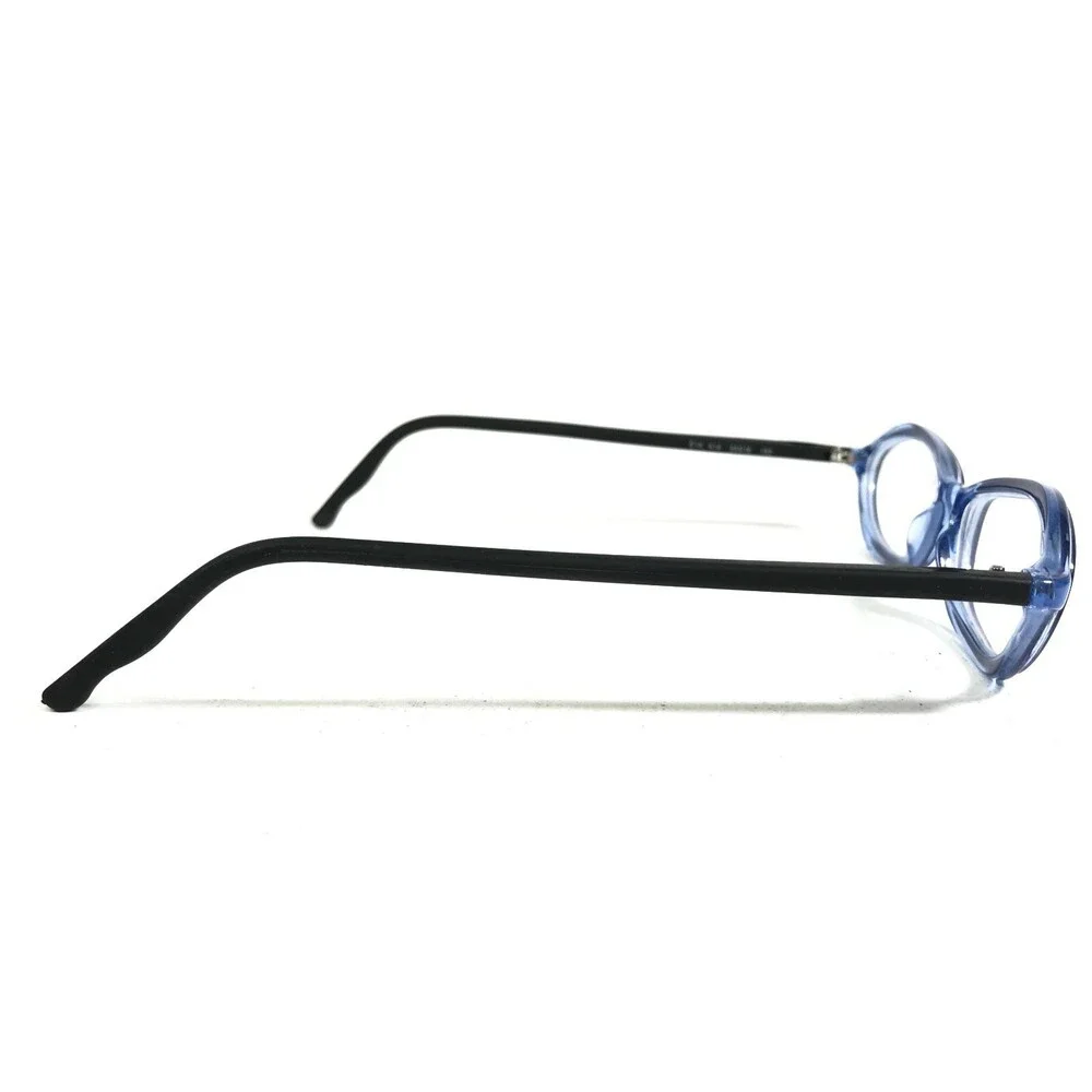 Emporio Armani Eyeglasses Frames 614 414 Black Clear Blue Oval 52-16-135